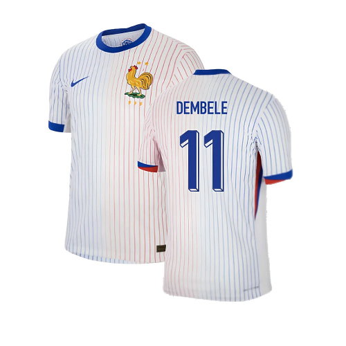 2024-2025 France Away Dri-ADV Match Shirt (Dembele 11)