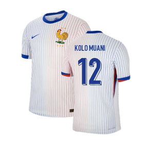 2024-2025 France Away Dri-ADV Match Shirt (Kolo Muani 12)