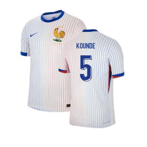 2024-2025 France Away Dri-ADV Match Shirt (Kounde 5)