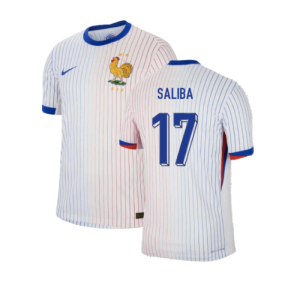 2024-2025 France Away Dri-ADV Match Shirt (Saliba 17)