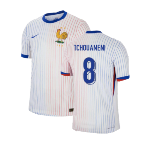2024-2025 France Away Dri-ADV Match Shirt (Tchouameni 8)