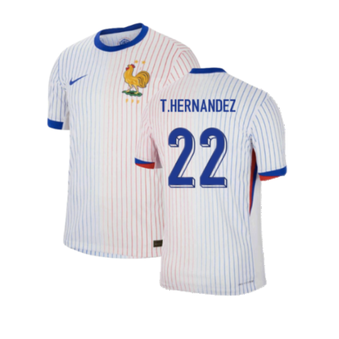 2024-2025 France Away Dri-ADV Match Shirt (T.Hernandez 22)