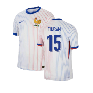2024-2025 France Away Dri-ADV Match Shirt (Thuram 15)