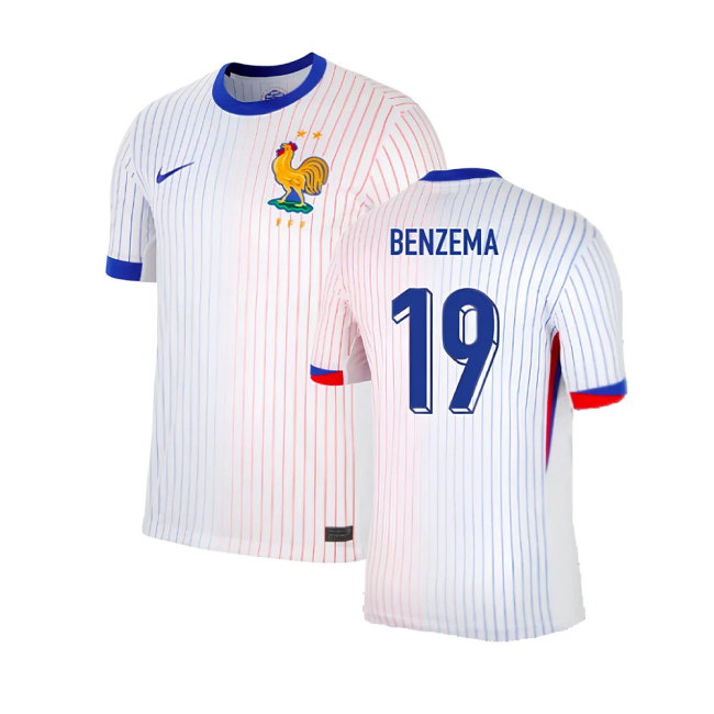 2024-2025 France Away Shirt (Benzema 19)