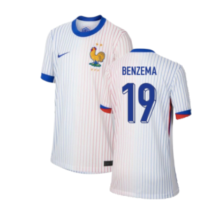 2024-2025 France Away Shirt (Kids) (Benzema 19)