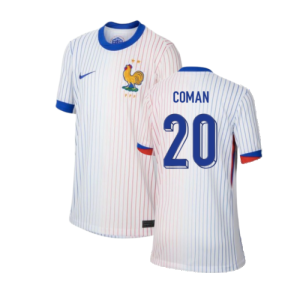 2024-2025 France Away Shirt (Kids) (Coman 20)