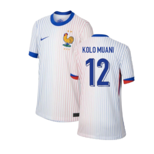2024-2025 France Away Shirt (Kids) (Kolo Muani 12)