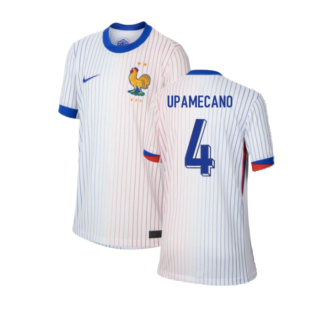 2024-2025 France Away Shirt (Kids) (Upamecano 4)