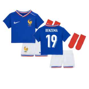 2024-2025 France Home Baby Kit (Benzema 19)