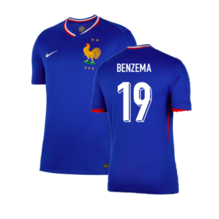 2024-2025 France Home Shirt (Benzema 19)