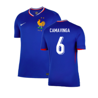 2024-2025 France Home Shirt (Camavinga 6)