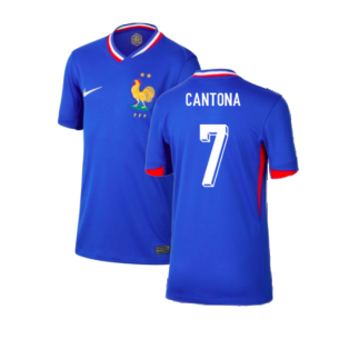 2024-2025 France Home Shirt (Kids) (Cantona 7)
