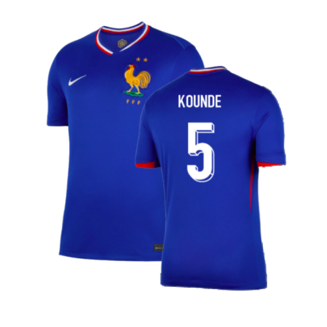 2024-2025 France Home Shirt (Kounde 5)