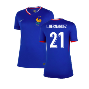 2024-2025 France Home Shirt (Womens) (L.Hernandez 21)