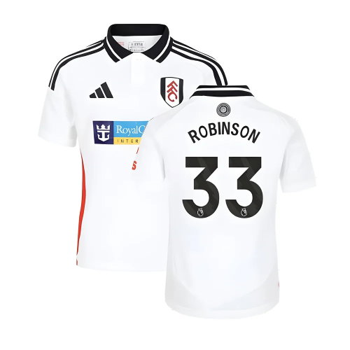 2024-2025 Fulham Home Shirt (Kids) (Robinson 33)