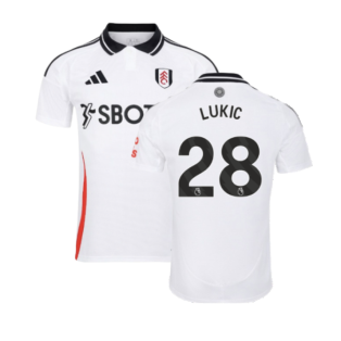 2024-2025 Fulham Home Shirt (Lukic 28)
