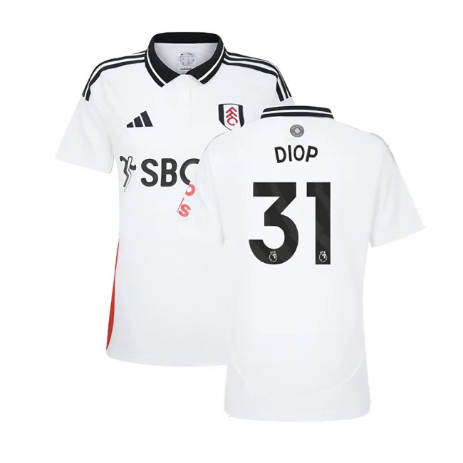 2024-2025 Fulham Home Shirt (Womens) (Diop 31)