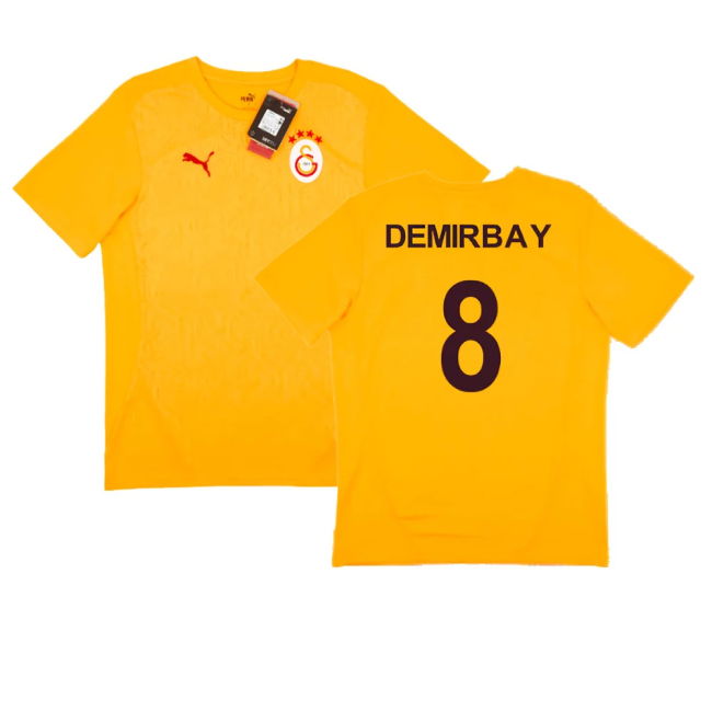 2024-2025 Galatasaray Training Shirt (Orange) (Demirbay 8)