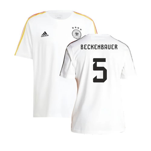 2024-2025 Germany 3S DNA Tee (White) (BECKENBAUER 5)