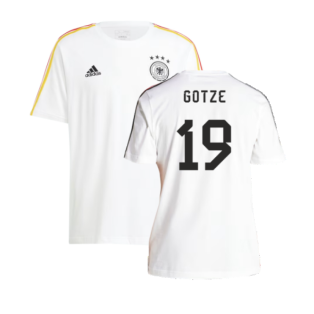 2024-2025 Germany 3S DNA Tee (White) (Gotze 19)