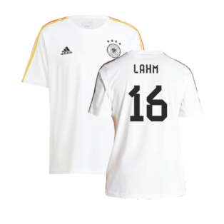 2024-2025 Germany 3S DNA Tee (White) (Lahm 16)