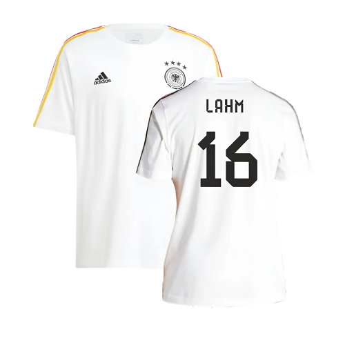 2024-2025 Germany 3S DNA Tee (White) (Lahm 16)