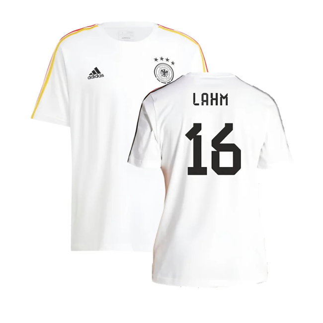 2024-2025 Germany 3S DNA Tee (White) (Lahm 16)