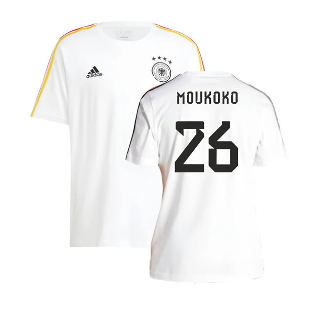 2024-2025 Germany 3S DNA Tee (White) (Moukoko 26)