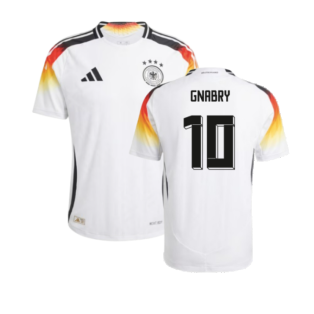 2024-2025 Germany Authentic Home Shirt (Gnabry 10)