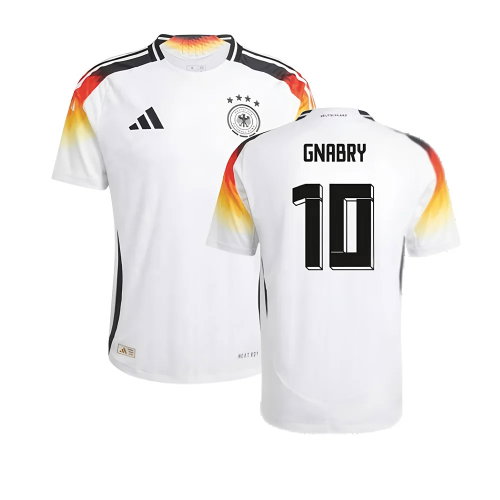 2024-2025 Germany Authentic Home Shirt (Gnabry 10)