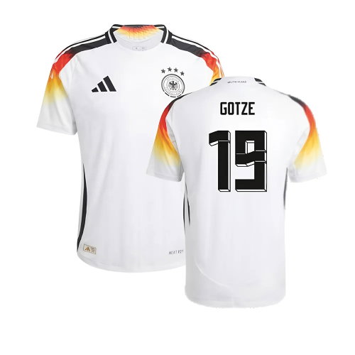 2024-2025 Germany Authentic Home Shirt (Gotze 19)