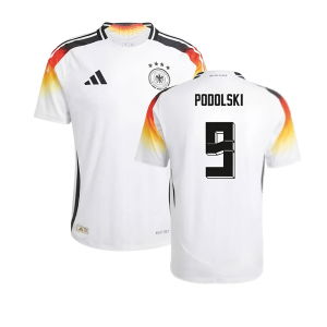 2024-2025 Germany Authentic Home Shirt (Podolski 9)