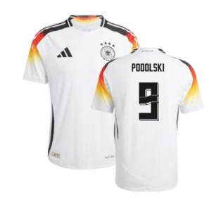 2024-2025 Germany Authentic Home Shirt (Podolski 9)