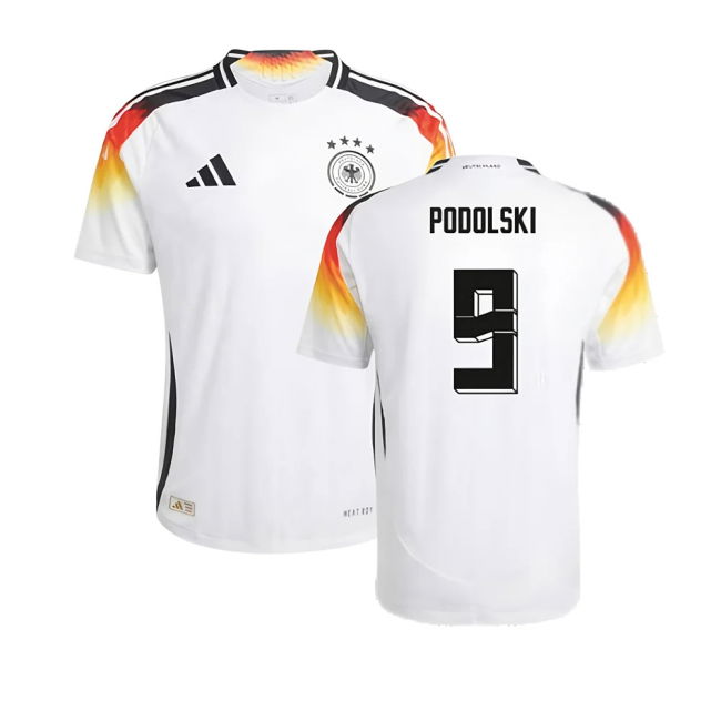 2024-2025 Germany Authentic Home Shirt (Podolski 9)