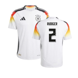 2024-2025 Germany Authentic Home Shirt (Rudiger 2)