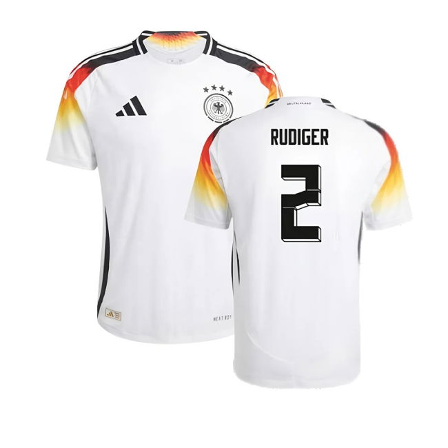 2024-2025 Germany Authentic Home Shirt (Rudiger 2)