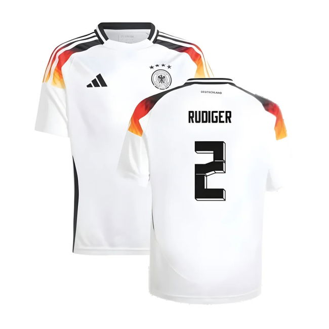 2024-2025 Germany Home Shirt (Kids) (Rudiger 2)