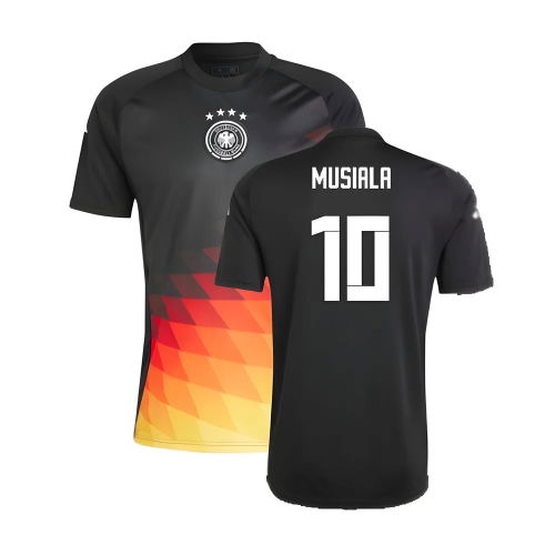 2024-2025 Germany Pre-Match Shirt (Black) (Musiala 10)