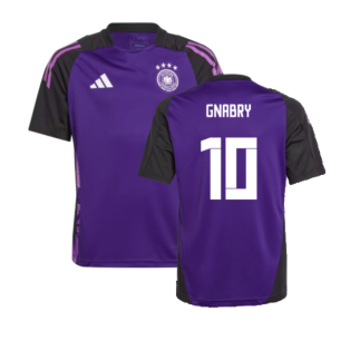 2024-2025 Germany Training Jersey (Purple) - Kids (Gnabry 10)