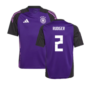 2024-2025 Germany Training Jersey (Purple) - Kids (Rudiger 2)
