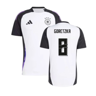 2024-2025 Germany Training Jersey (White) (Goretzka 8)