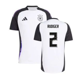 2024-2025 Germany Training Jersey (White) (Rudiger 2)