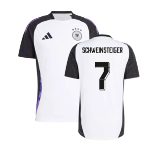 2024-2025 Germany Training Jersey (White) (Schweinsteiger 7)