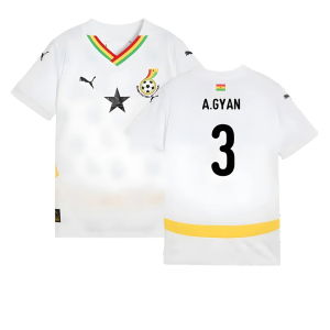 2024-2025 Ghana Home Shirt (Kids) (A.Gyan 3)