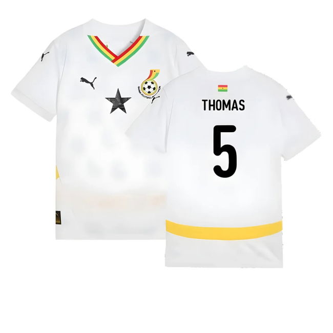 2024-2025 Ghana Home Shirt (Kids) (Thomas 5)