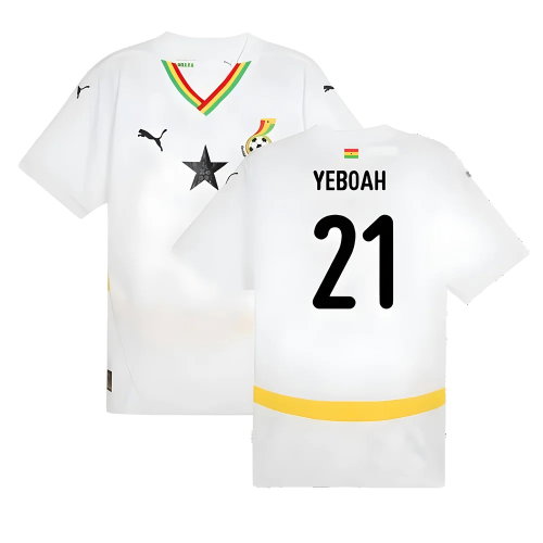 2024-2025 Ghana Home Shirt (Yeboah 21)