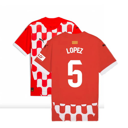 2024-2025 Girona Home Shirt (Lopez 5) 2024-2025 Girona Home Shirt (Lopez 5)