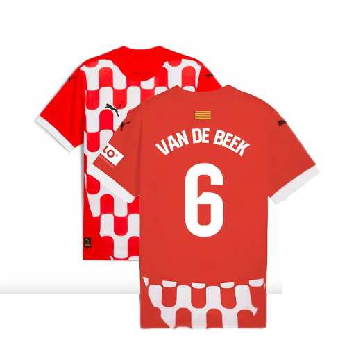 2024-2025 Girona Home Shirt (Van De Beek 6) 2024-2025 Girona Home Shirt (Van De Beek 6)