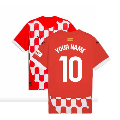 2024-2025 Girona Home Shirt (Your Name) 2024-2025 Girona Home Shirt (Your Name)