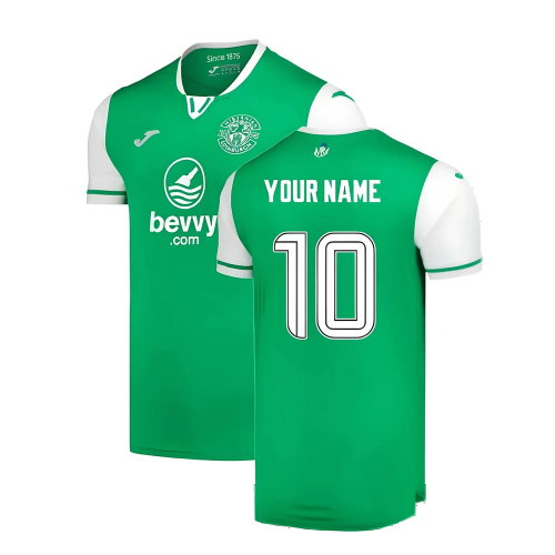 2024-2025 Hibernian Home Shirt (Your Name)
